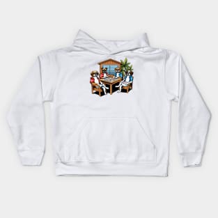 Friday Night Dog Poker Tournament, Gambling Luck Kids Hoodie